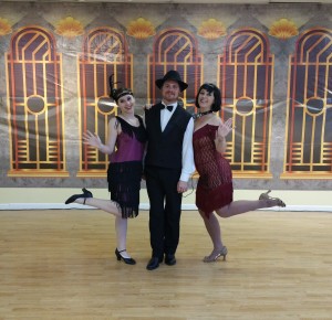 Great Gatsby styled Charleston dancers