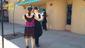 Flappers dance at littleton scavenger hunt