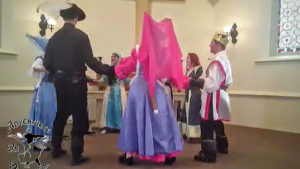 Robin Hood dance with Merry men