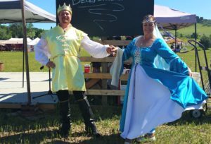King Arthur and Queen Genevieve Medieval dance
