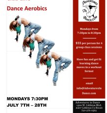 July Club Line Dance Aerobics Class