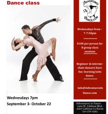 September/October Salsa Dance Class