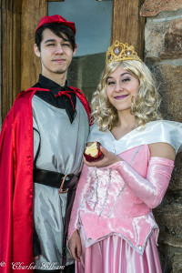 Prince Phillip and Aurora dancers