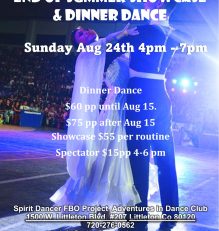 End Of Summer Showcase & Diner Dance