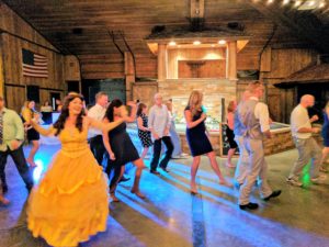 Wedding line dance with Belle