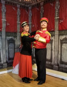 Nutcracker and clara closed waltz postiton