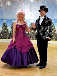 Sugar Plum Fairy and Prince ready to dance