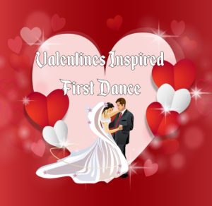 valentines inspired wedding dance